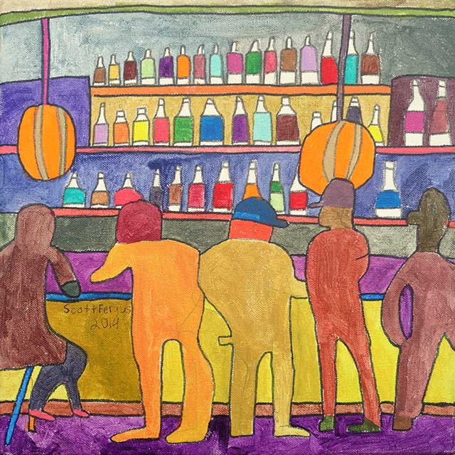 Men at the Bar